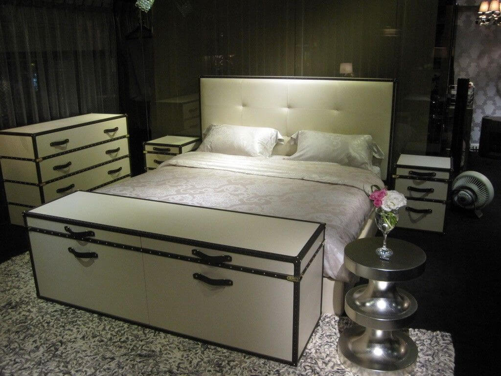 傢俱訂製案例-美式古典風格臥室